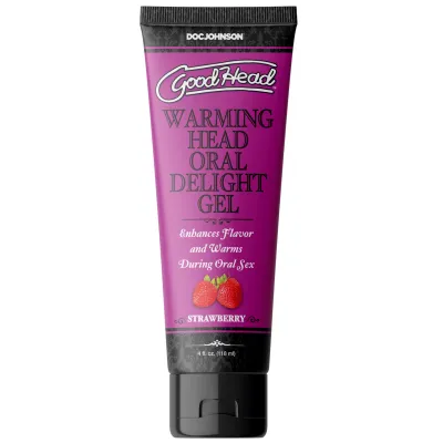 Goodhead Warming Head Oral Delight Gel Strawberry 4 Fl Oz