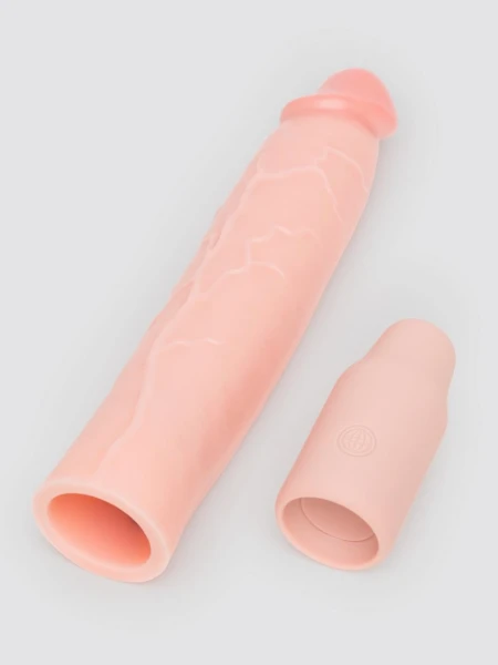 Fantasy X-Tensions 3 Extra Inches Extra Girthy Remote Control Silicone Penis Extender