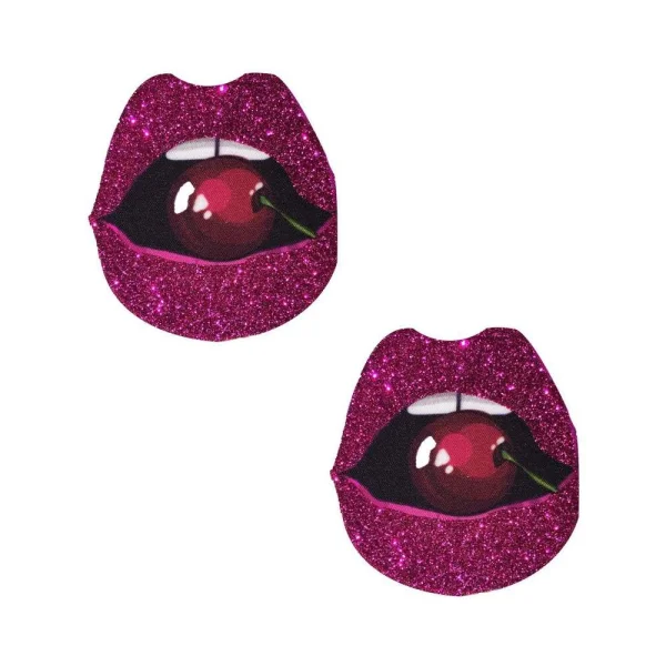 Neva Nude Pasty Lips With Cherry Glitter Pink