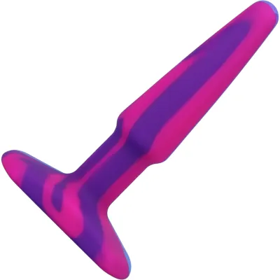 A Play Groovy Silicone 4 Anal Plug By Doc Johnson Berry