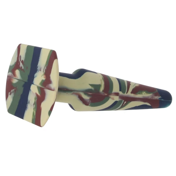 A-Play Groovy Silicone 5" Anal Plug By Doc Johnson - Camouflage