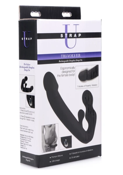 Tri-Volver - Rechargeable Strapless Strap-On — image 8 of 8