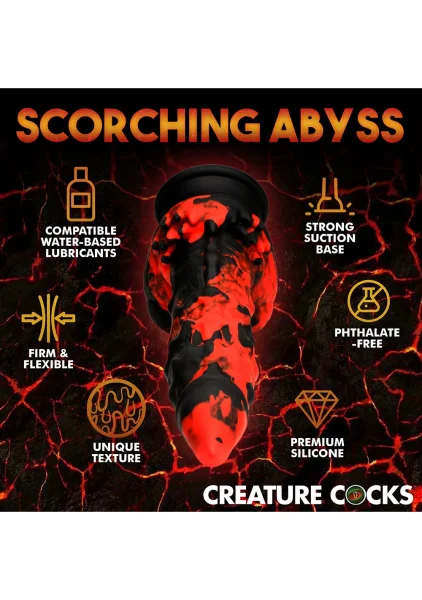Creature Cocks -  Fire Demon Monster Silicone Dildo