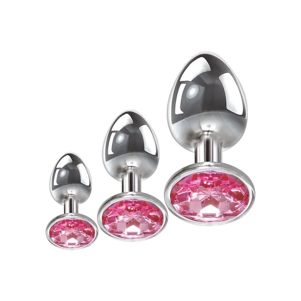 Adam & Eve Pink Gem Anal Plug Set — image 8 of 8
