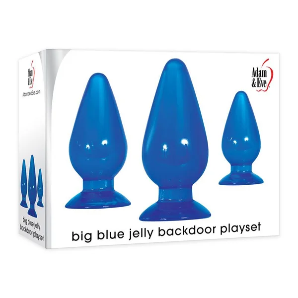 Adam & Eve Big Blue Jelly Backdoor Playset — image 9 of 9