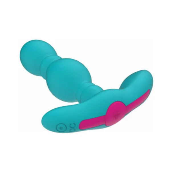 Femmefunn Vibrating Butt Plug Turquoise Blue — image 7 of 9