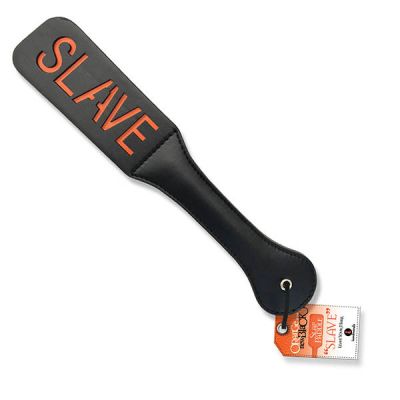 The 9 s Orange Is The New Black Slap Paddle Slave Black Paddle