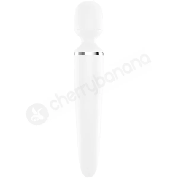 Satisfyer Wand-er Woman White Wand Vibrator