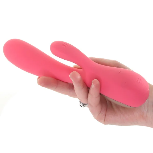 Satisfyer App Enabled Mono Flex Rabbit Vibrator Red