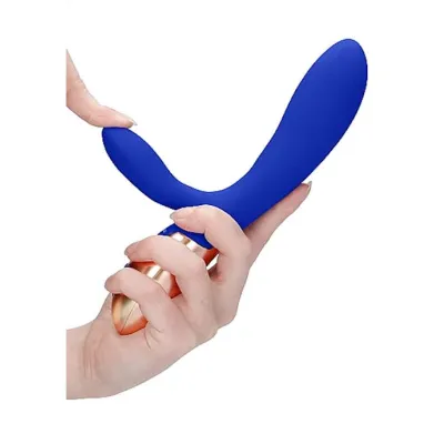 Heating G spot Vibrator Exquisite Blue 8 Inch