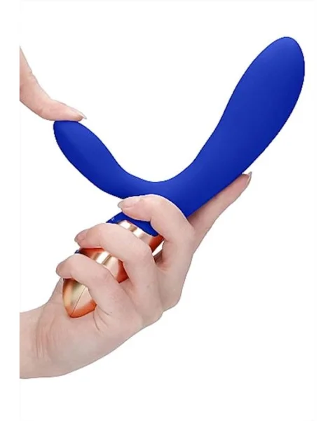 Heating G-spot Vibrator - Exquisite   - Blue - 8 Inch