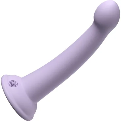 Dillio Platinum Secret Explorer Silicone 6 Suction Cup Dildo Lavender