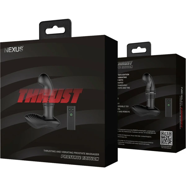 Nexus Thrust Prostate Edition Silicone Thrusting Vibrating Prostate Massager With Remote