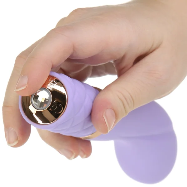 Pillow Talk Sassy Special Edition Silicone Waterproof G-Spot Vibrator - Purple & Rose Gold