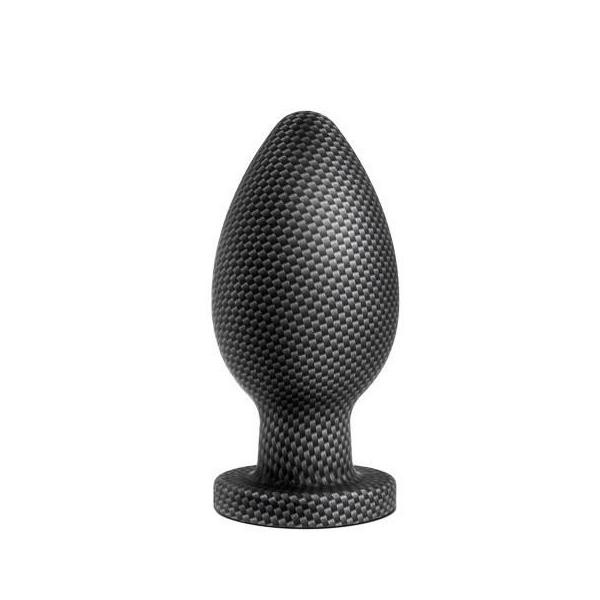 Spark Silicone Butt Plug With Carbon Fiber Design
