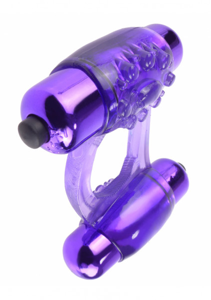 Duo-Vibrating Super Ring - Purple - Best Cock Ring