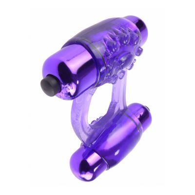 Duo Vibrating Super Ring Purple Best Cock Ring