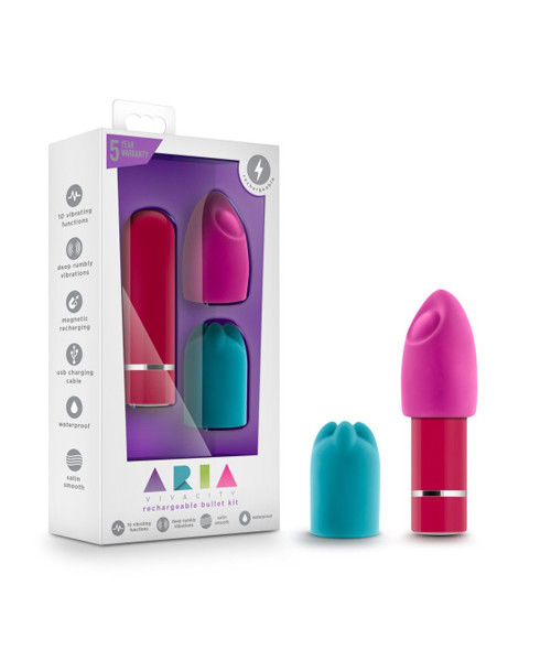 Blush - Aria - Vivacity Rechargeable Bullet Kit