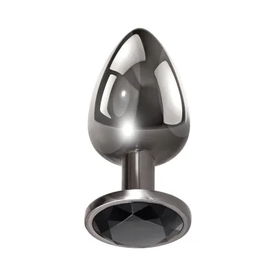 Evolved Black Gem Anal Plug Set Metallic Butt Plugs Set of 3 Sizes