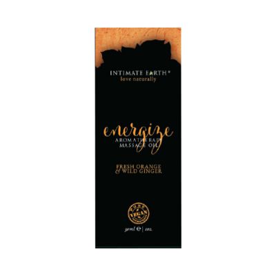 Intimate Earth Energize Massage Oil Foil 30ml 1oz