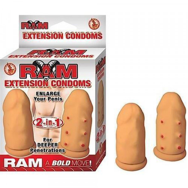 Ram Extension Condoms - Penis Enhancer Sleeve