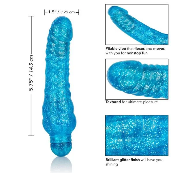 Sparkle Glitter Jack Blue Vibrator — image 6 of 8