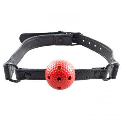Bondara Red Small Vented Ball Gag