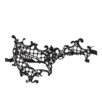 Black Empress Lace Eye Mask