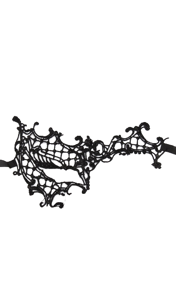 Black Empress Lace Eye Mask