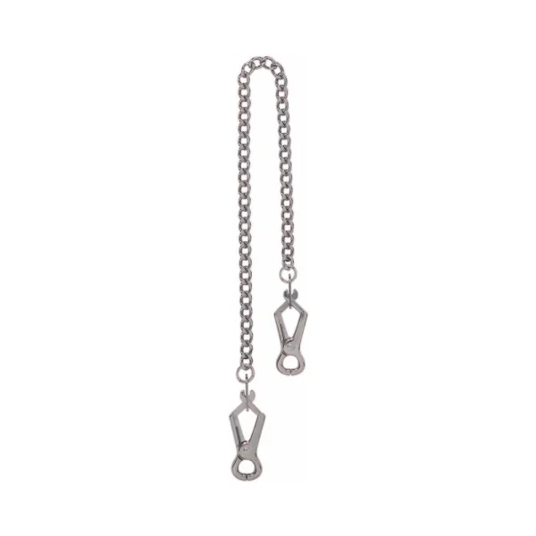 Spartacus Endurance Nipple Clamps Light Point Clamps With Curbed Chain