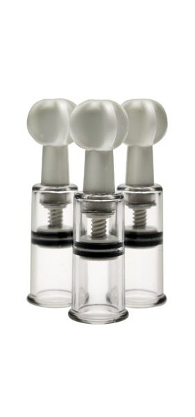 XR Brands MAXtwist Clit & Nipple Tripple Sucker Set