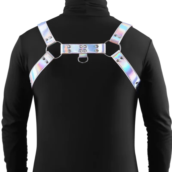 Cosmo Dare Chest Harness Small / Medium - Rainbow