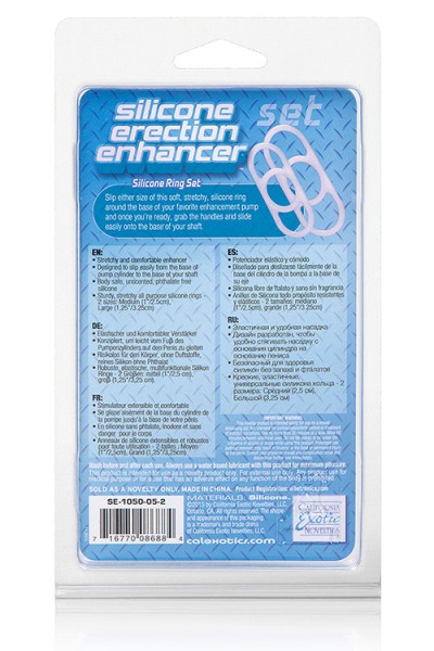 California Exotic Silicone Erection Enhancers (Set Of Two)