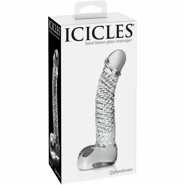 Icicles Glass Dildo No 61 - Clear