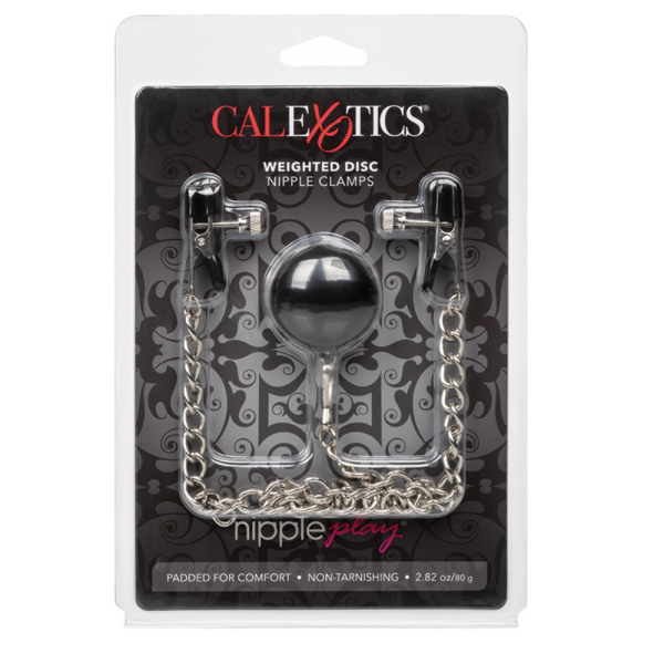 CalExotics Nipple Play Weighted Disc Nipple Clamps