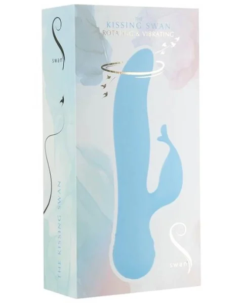 Swan The Kissing Swan Rotating And Vibrating Blue
