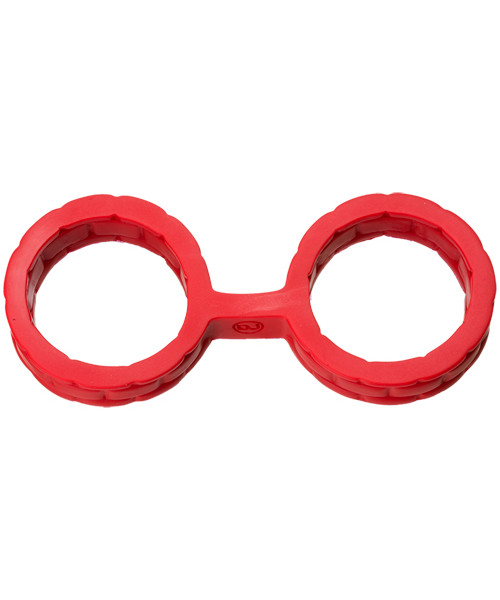 Japanese Bondage Silicone Ankle cuffs - Red