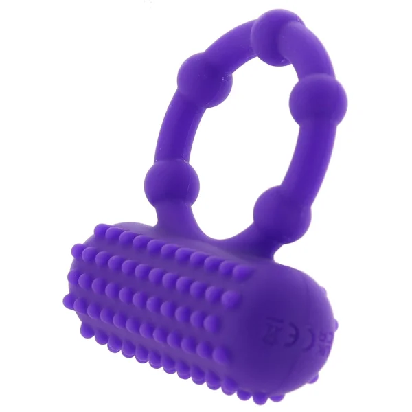 Silicone Rechargeable 5 Bead Maximus Vibrating Cock Ring By CalExotics