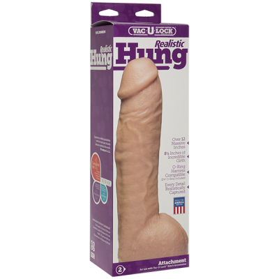 Vac U Lock 12 Hung Cock