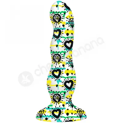 Diamond Hearts 7 Twisted Dildo