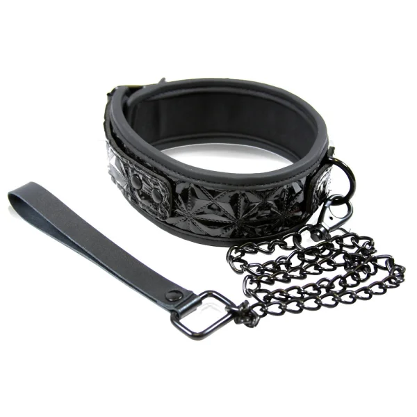 Sinful Black Collar & Leash