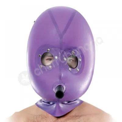 Fetish Fantasy Extreme Inflatable Latex Gas Mask