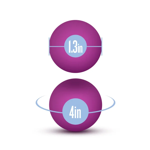 Luxe Double O Advanced Kegel Balls - Pink