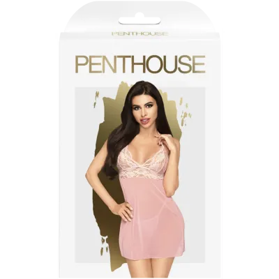 Penthouse Bedtime Story Light Pink M L