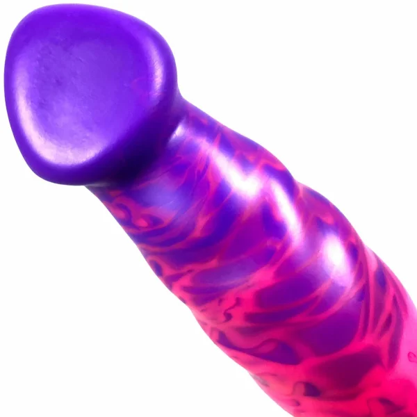 Spiro Silicone 6.5 Inch Dildo By Uberrime - Nebula