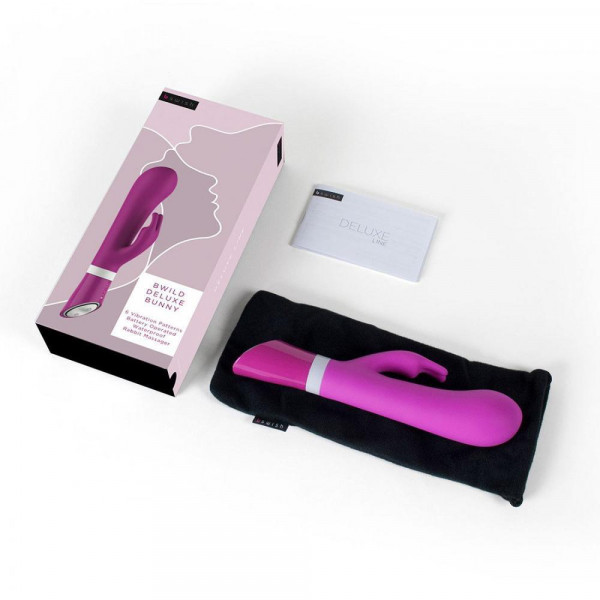B Swish Bwild Deluxe Bunny Rabbit Vibrator - Raspberry