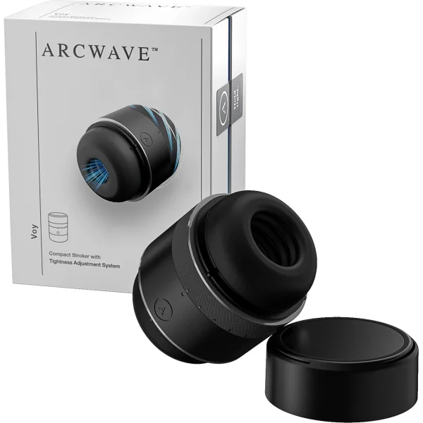 Arcwave Voy Penis Masturbator - Silicone Dual End Adjustable Compact Stroker