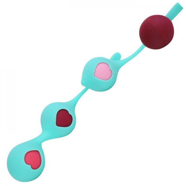Combination Duo Tone Kegel Ball and Pleasure Ball Exerciser Set
