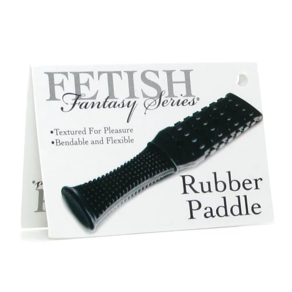 Fetish Fantasy Series Rubber Paddle - Black