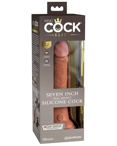 King Cock Elite Dual Density Silicone Dildo